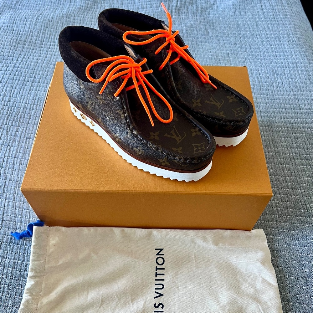 Authentic LV Louis Vuitton ankle boots